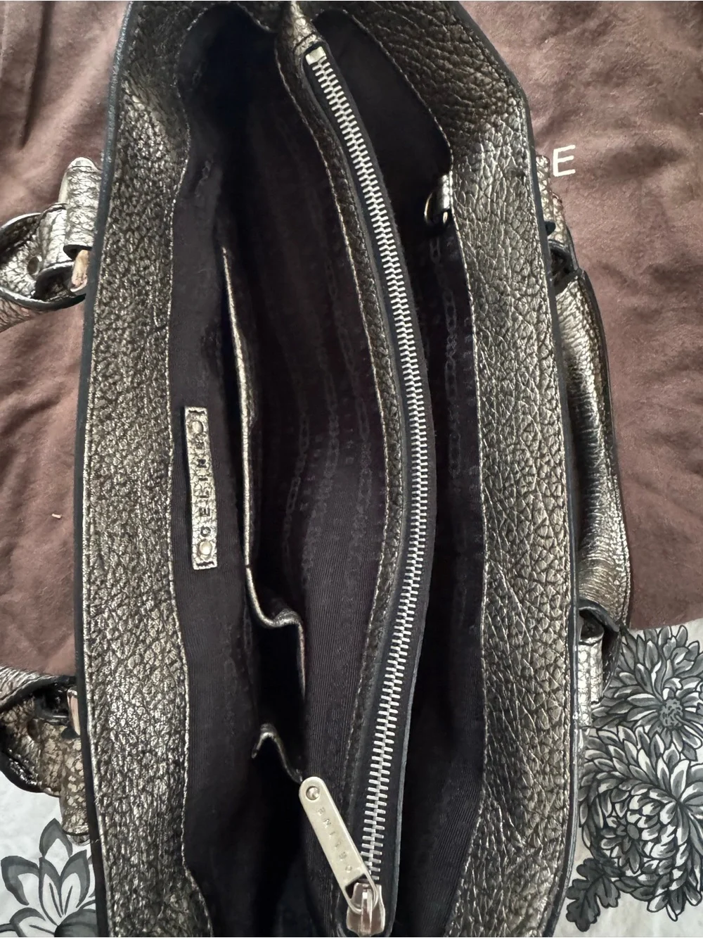 Celine Pewter Boogie Bag
